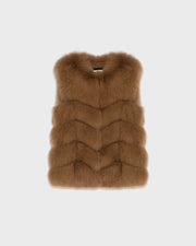 Gilet en renard