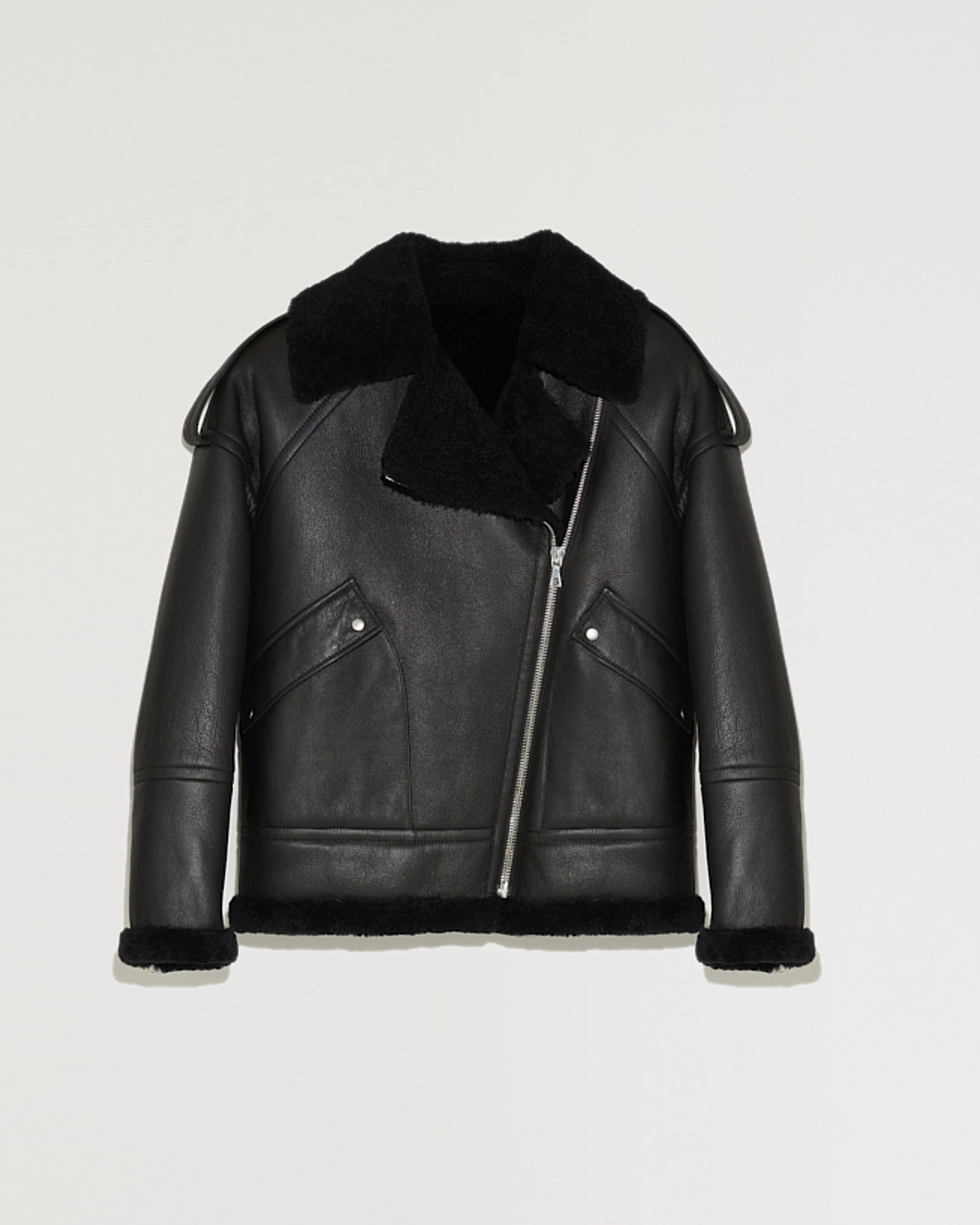 Veste cuir femme online black friday