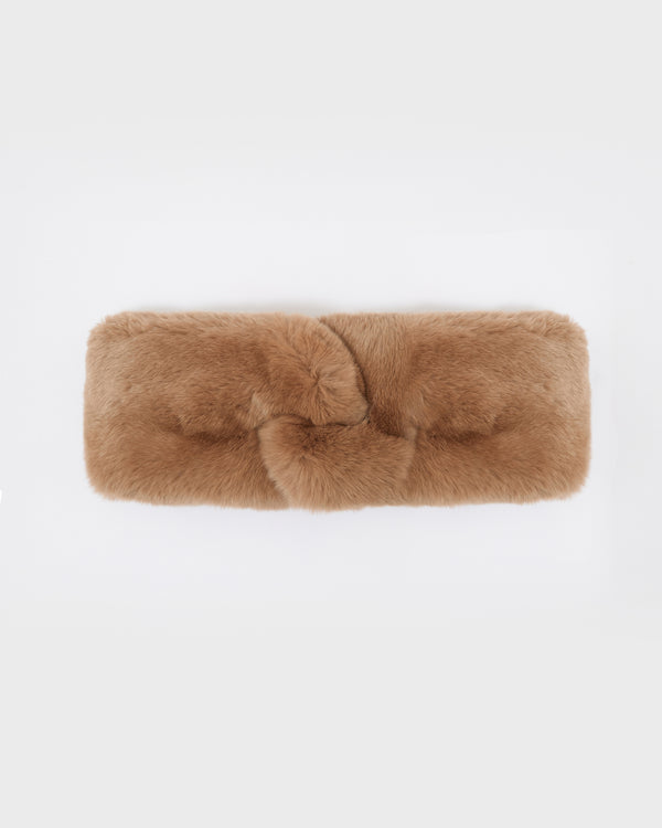 Rex rabbit fur headband