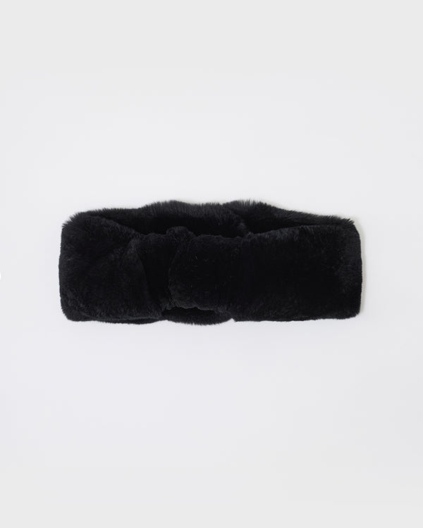 Rex rabbit fur headband