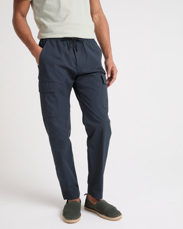 Pantalon en coton mélangé