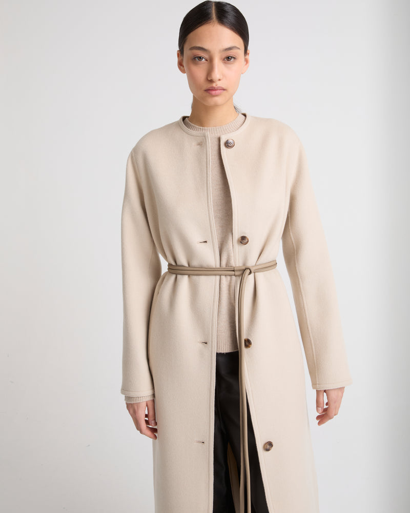 Manteau en cachemire double face