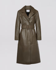 Trench en cuir