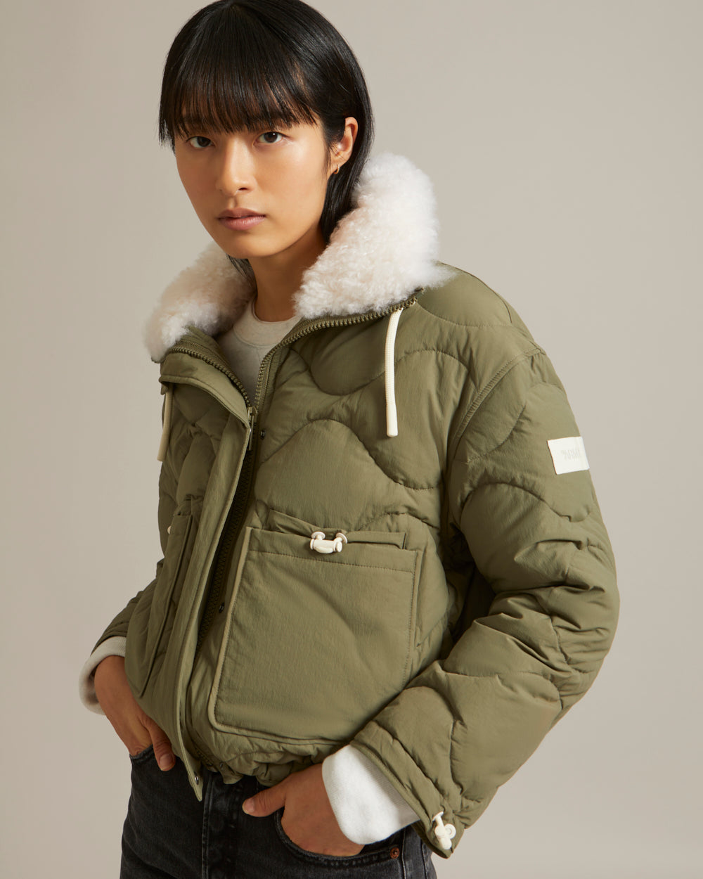 Yves salomon sale army femme