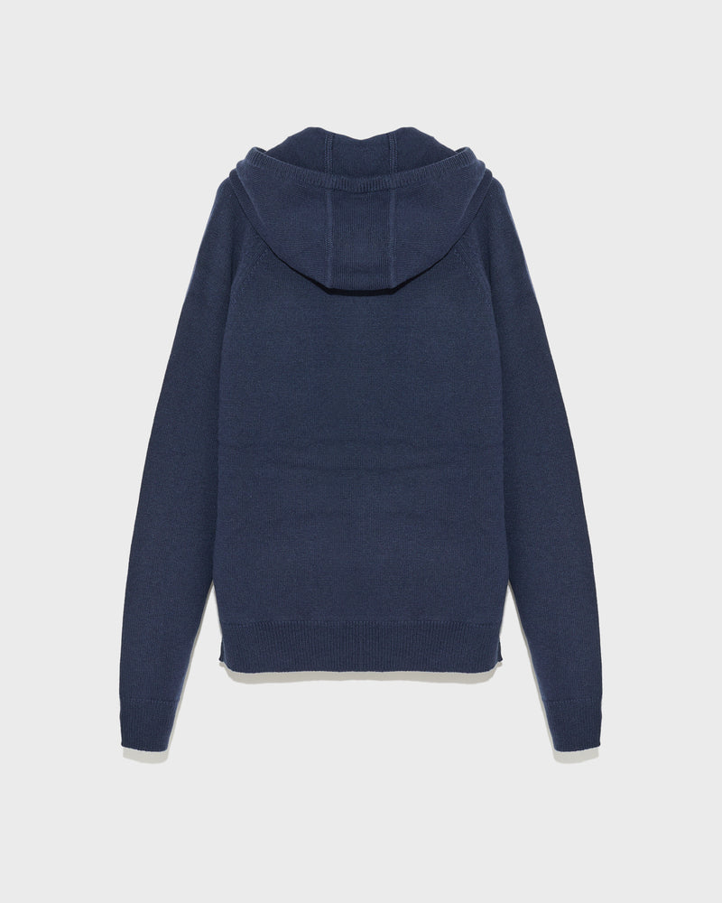 Knit hoodie