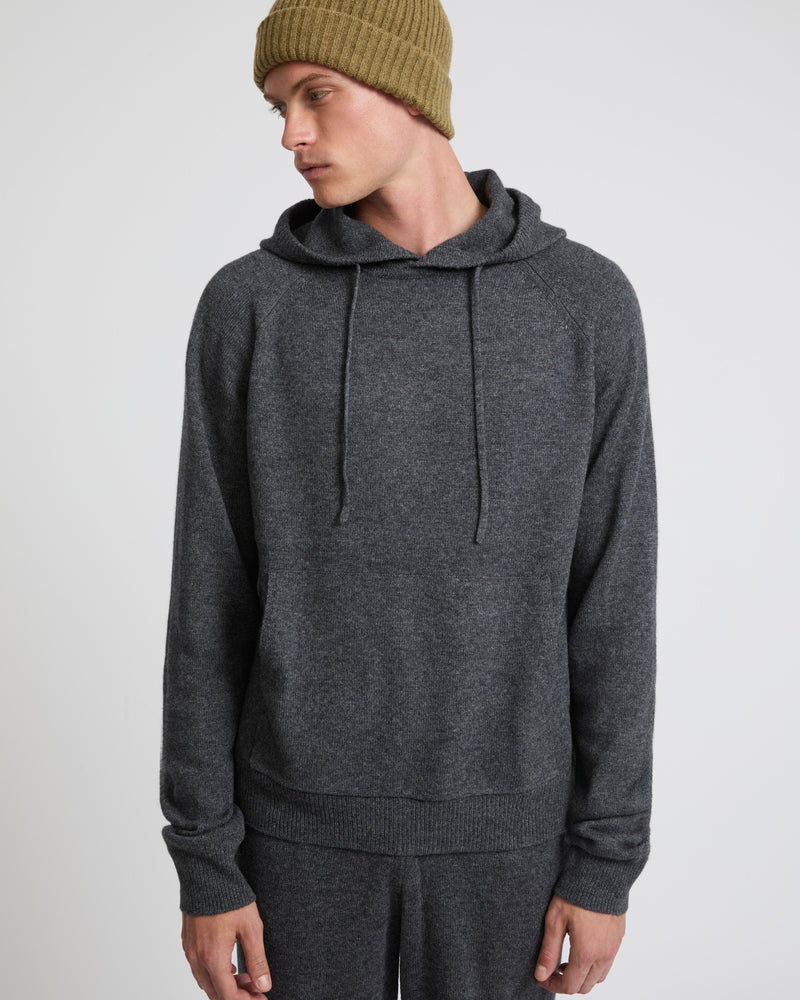 Knit hoodie