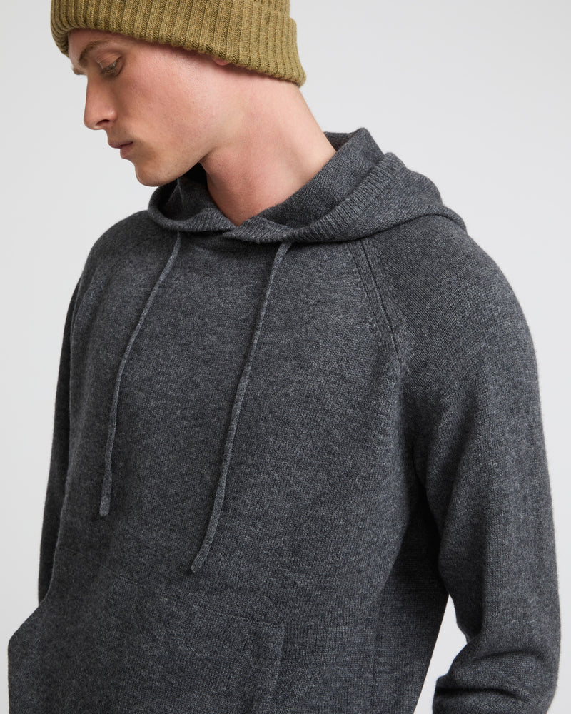 Knit hoodie