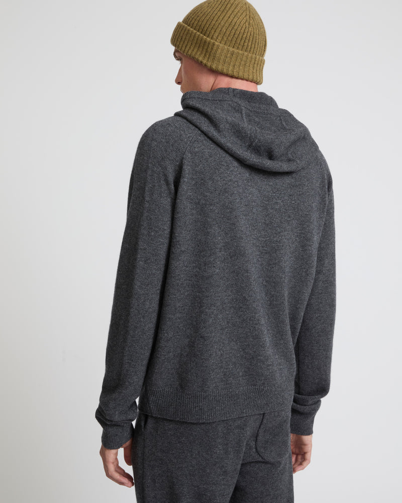 Knit hoodie