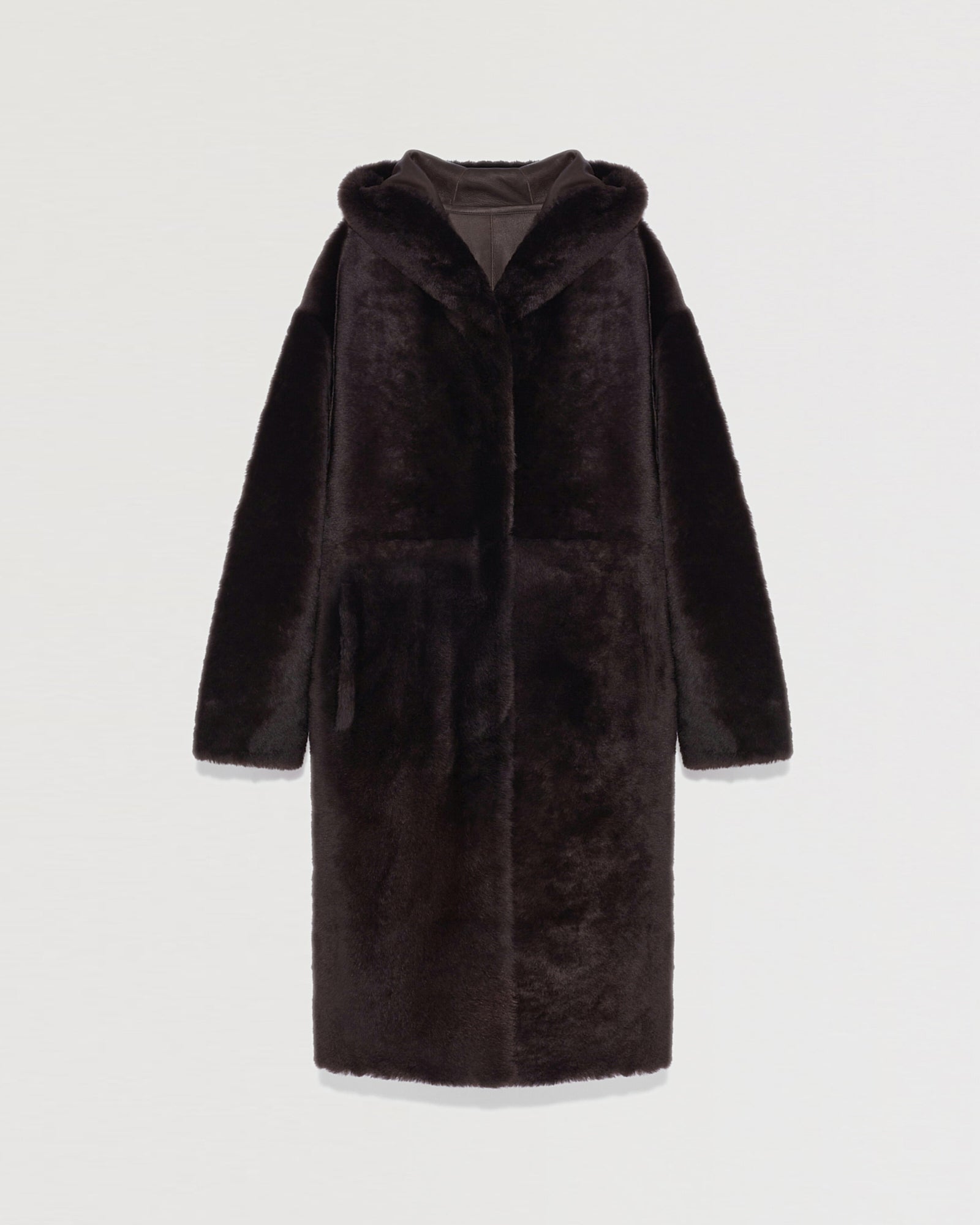 Long faux fur coat monki best sale