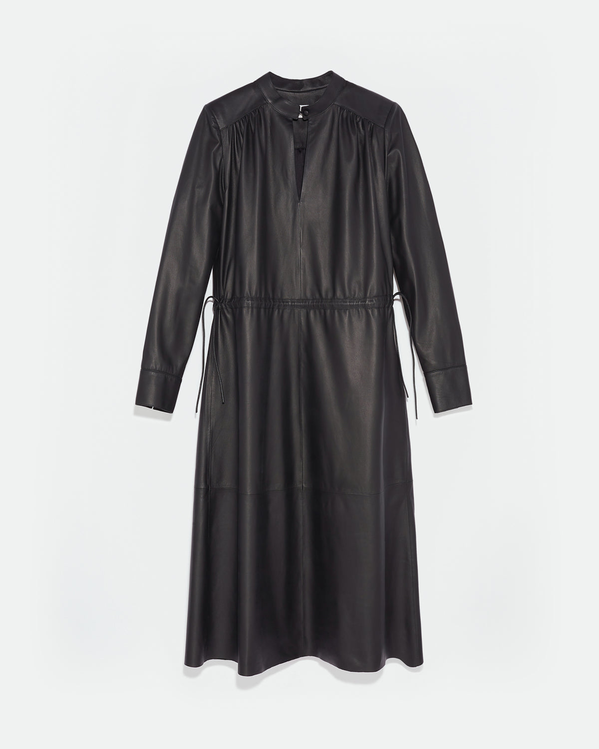 Robe best sale longue cuir