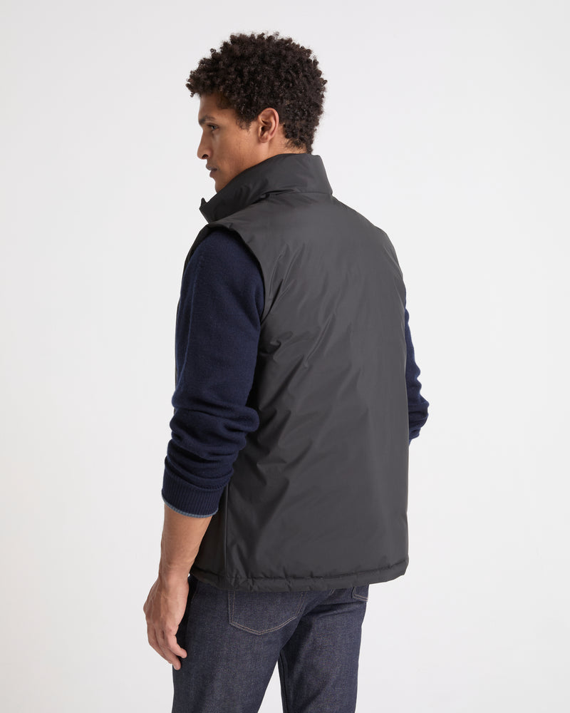 Gilet doudoune réversible en tissu technique imperméable