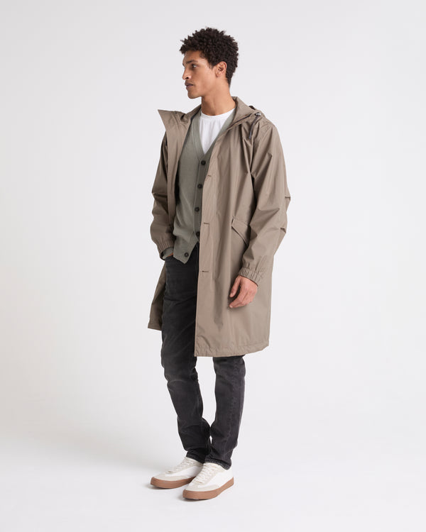 Parka en tissu imperméable