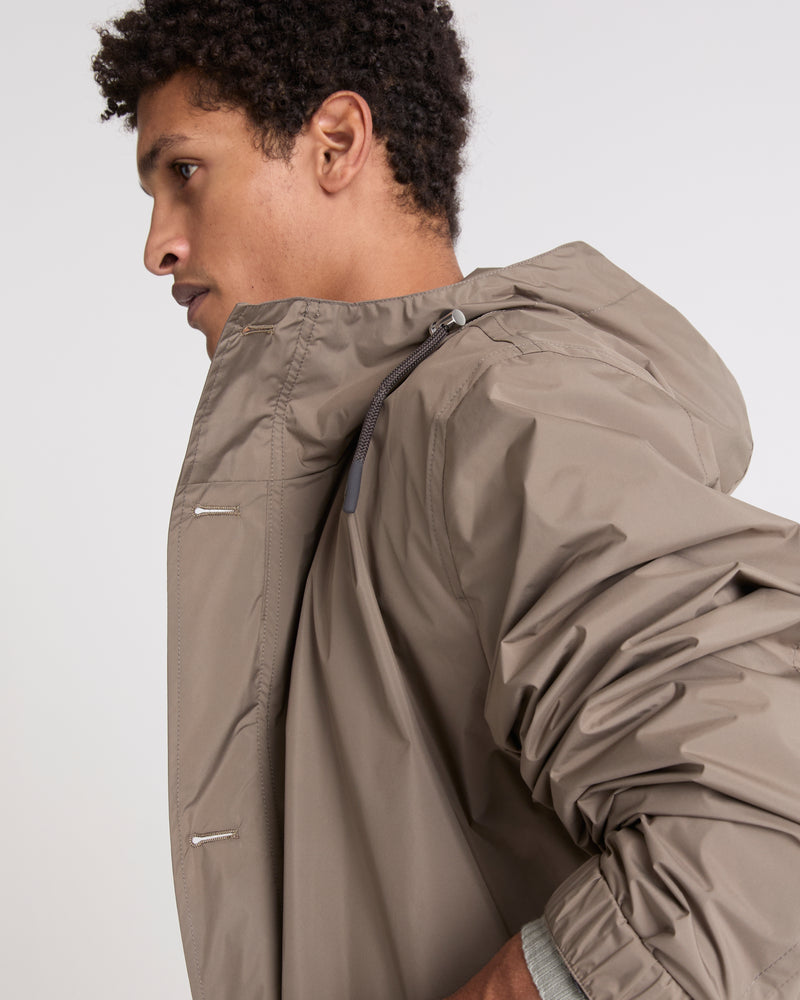 Parka en tissu imperméable