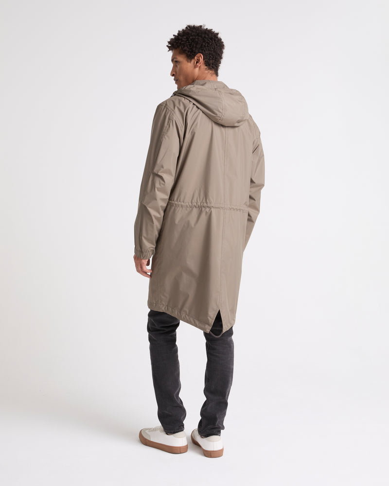 Parka en tissu imperméable