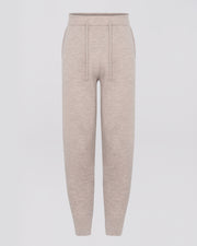 Pantalon en cachemire double face