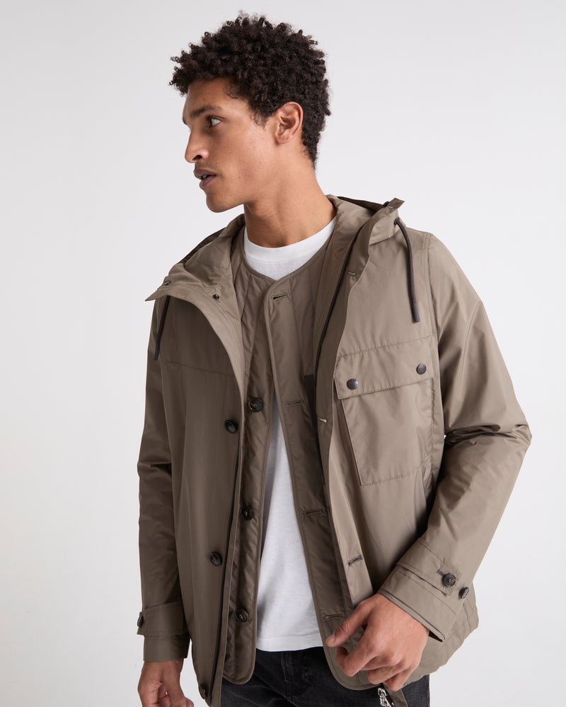 Veste en tissu imperméable