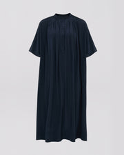 Robe kaftan en crêpe de soie légère