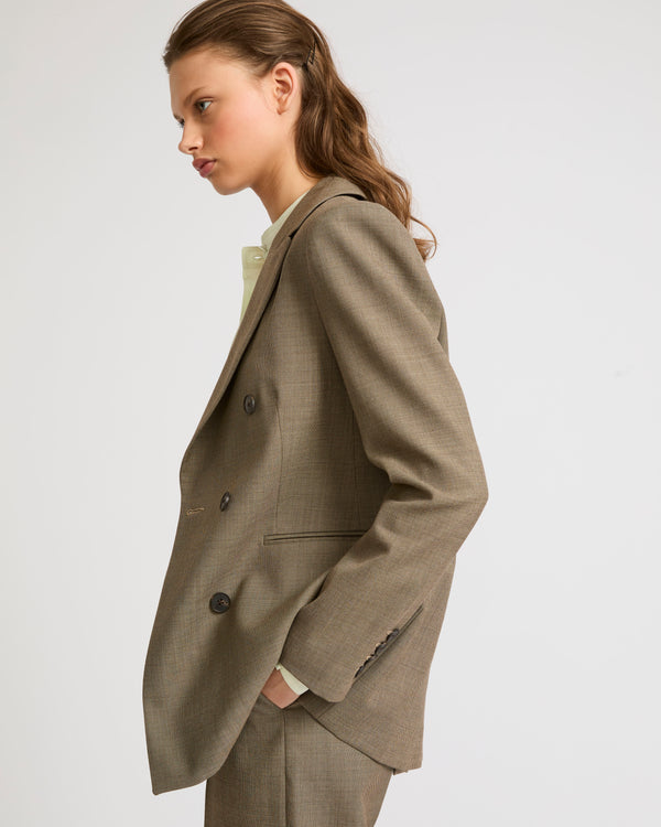 Veste tailleur en laine froide