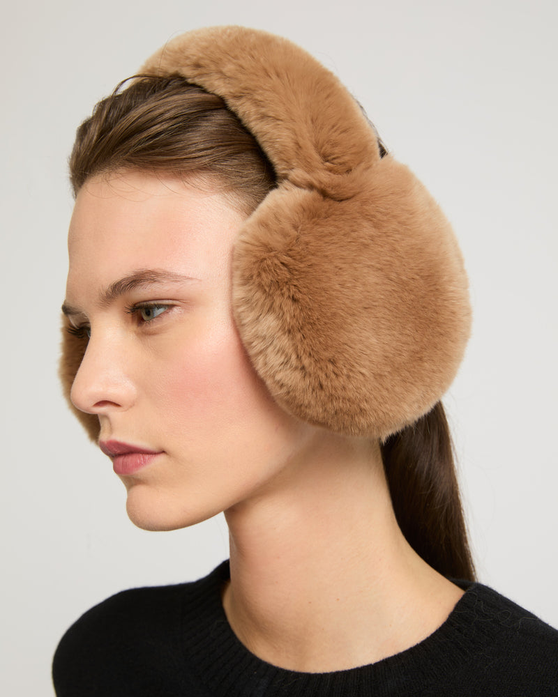 Rex fur earmuffs