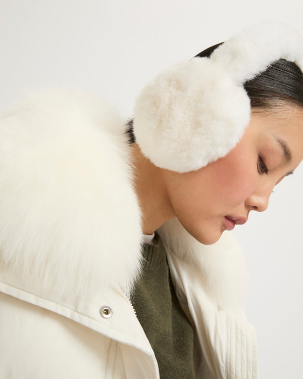 Rex fur earmuffs