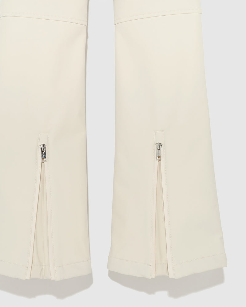 Softshell fabric flared fitted trousers - Yves Salomon Mountain - Ski