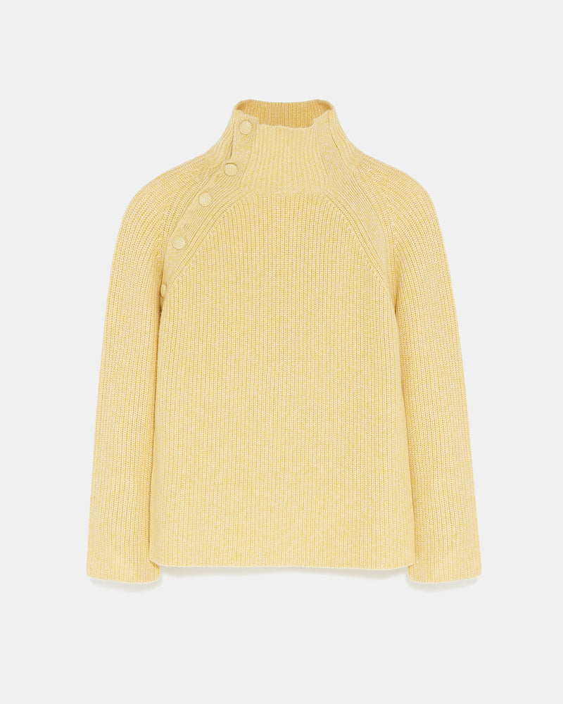 Cashmere funnel neck jumper