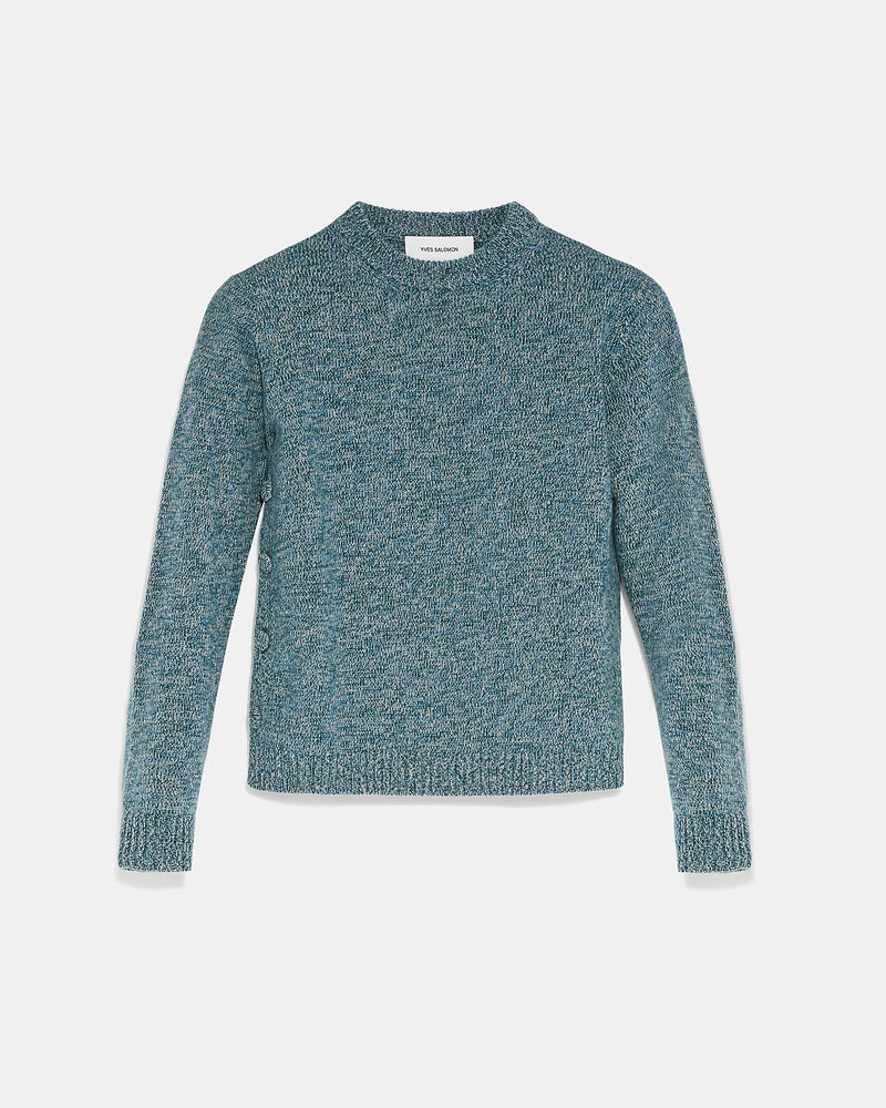 Pull col rond en cachemire-Yves Salomon - Soldes d'hiver - Winter Sale