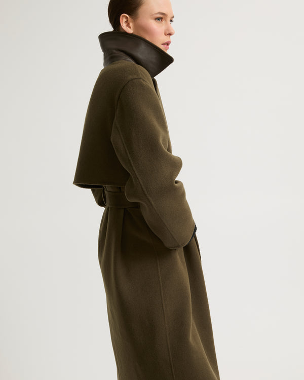 Trench long en lainage cachemire-Yves Salomon - Soldes d'hiver - Winter Sale