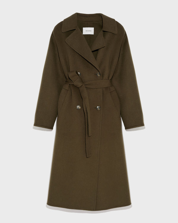 Trench long en lainage cachemire-Yves Salomon - Soldes d'hiver - Winter Sale