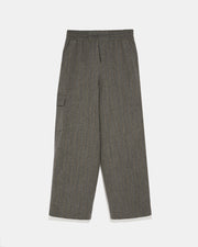 Pantalon cargo en flanelle