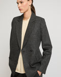 Veste tailleur en flanelle